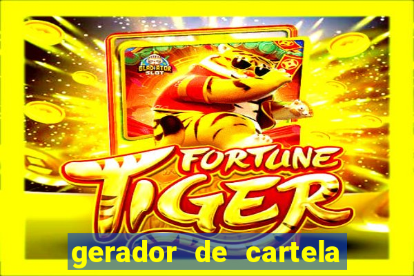 gerador de cartela de bingo